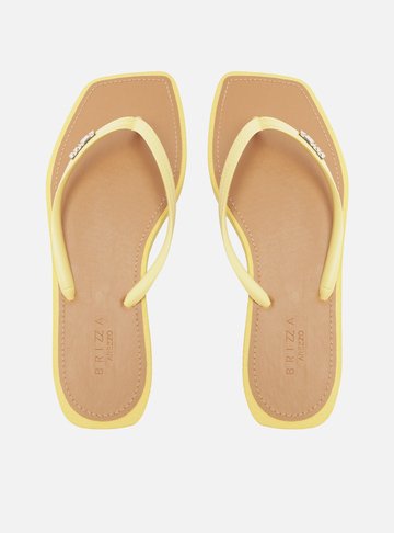 Chinelo de Dedo Amarelo Square Recouro Brizza