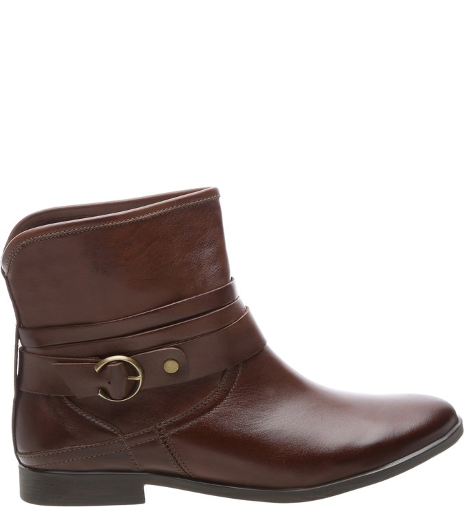 Bota Couro Fivela Dia Cacau