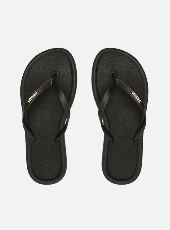 Chinelo de Dedo Preto Tiras Bold Brizza