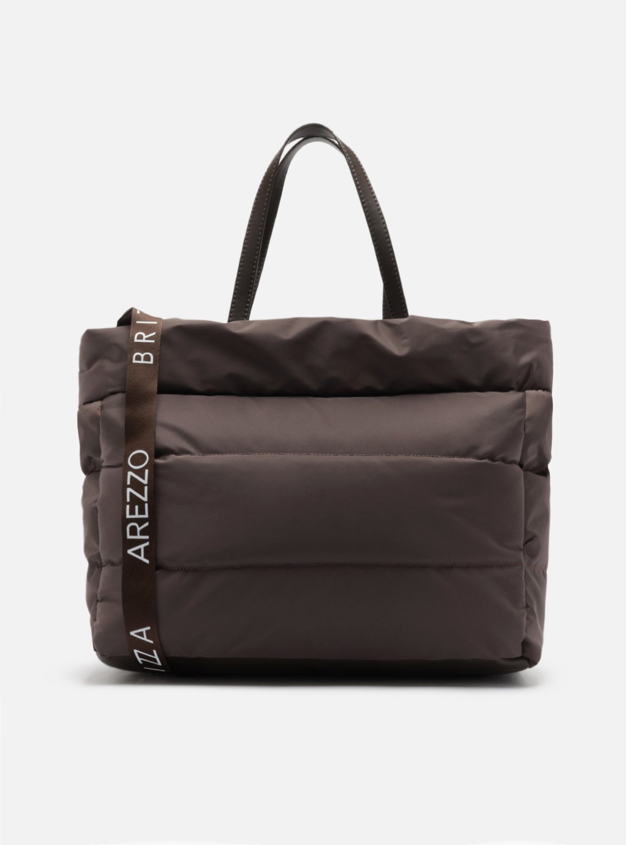 Bolsa Shopping Marrom Grande Matelassê Brizza — foto 3