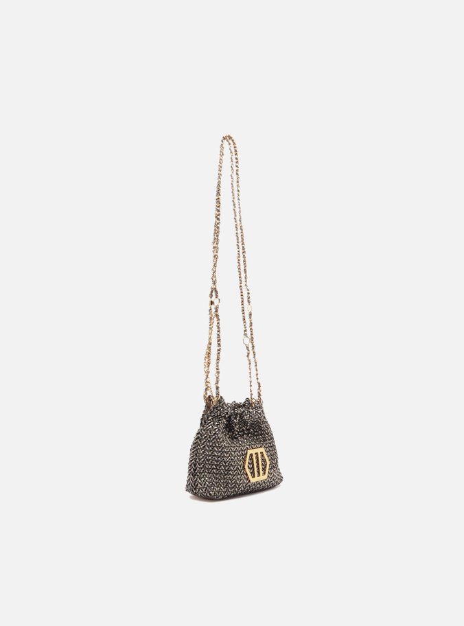 Bolsa Tiracolo Cinza Trama Esther Pequena