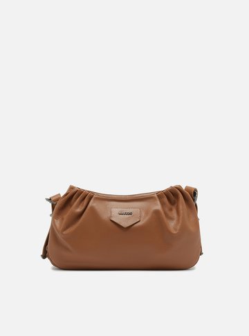 Bolsa Tiracolo Marrom Couro Média Western