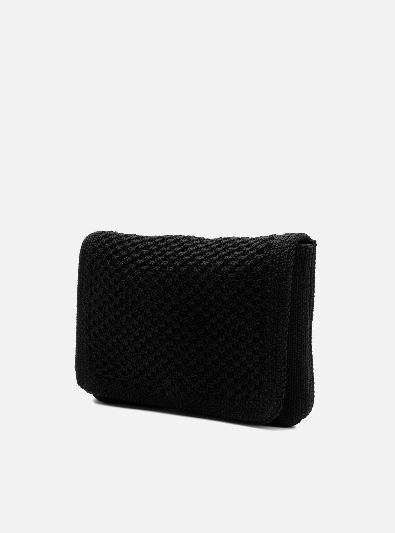 Bolsa Tiracolo Preta Crochê Média Chloe — foto 2