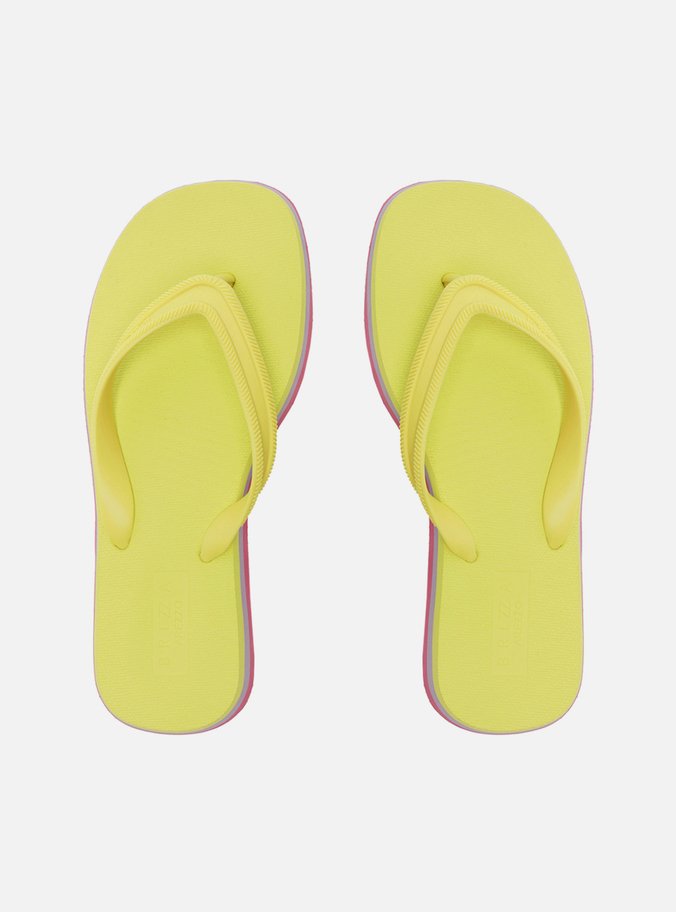 Chinelo de Dedo Amarelo Sola Color Sport