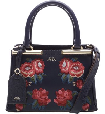 Bolsa arezzo bordada clearance