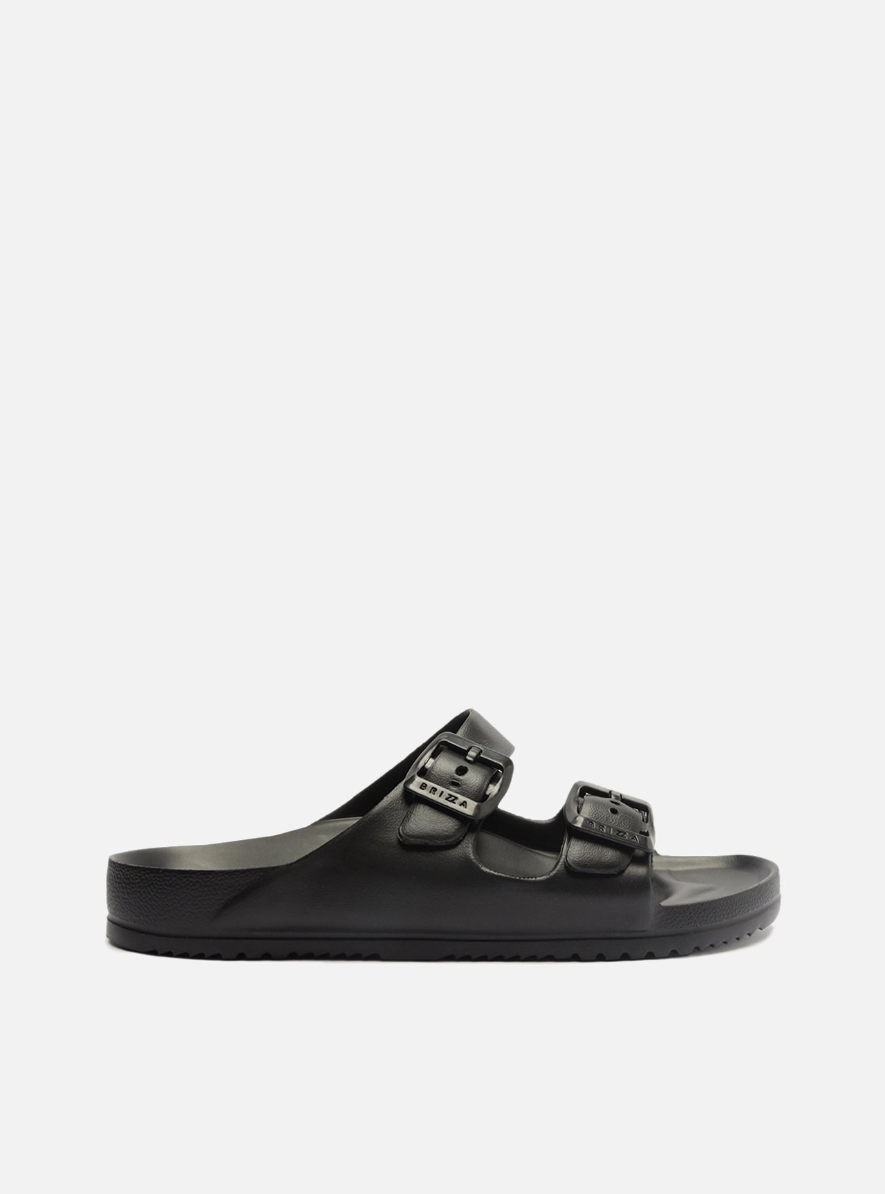 Slide Preto Flatform Tiras Brizza — foto 3