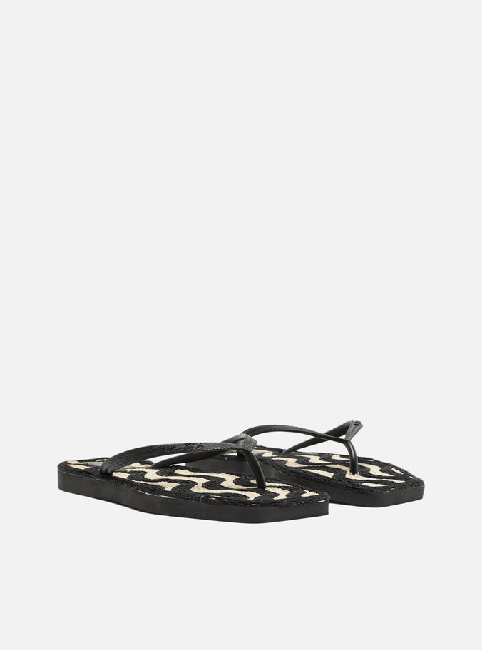 Chinelo de Dedo Preto Brizza