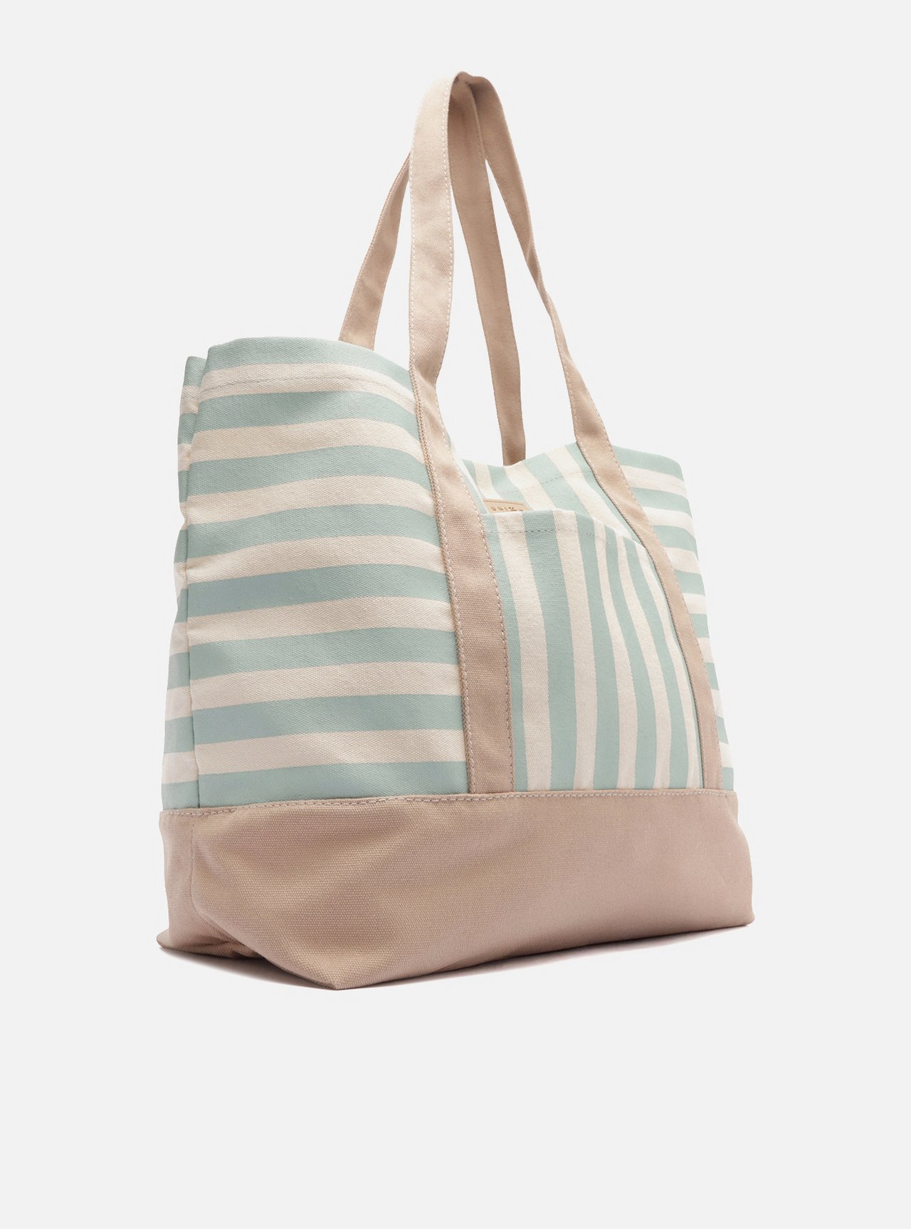 Bolsa Shopping Azul Grande Listrada Brizza — foto 5