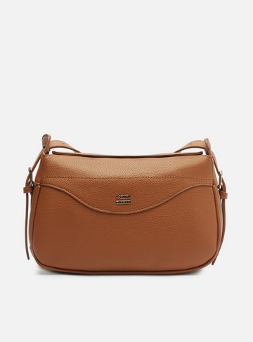 Bolsa Tiracolo Marrom Grande