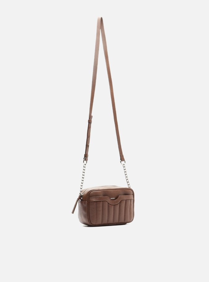 Bolsa Tiracolo Marrom Couro Francine Pequena