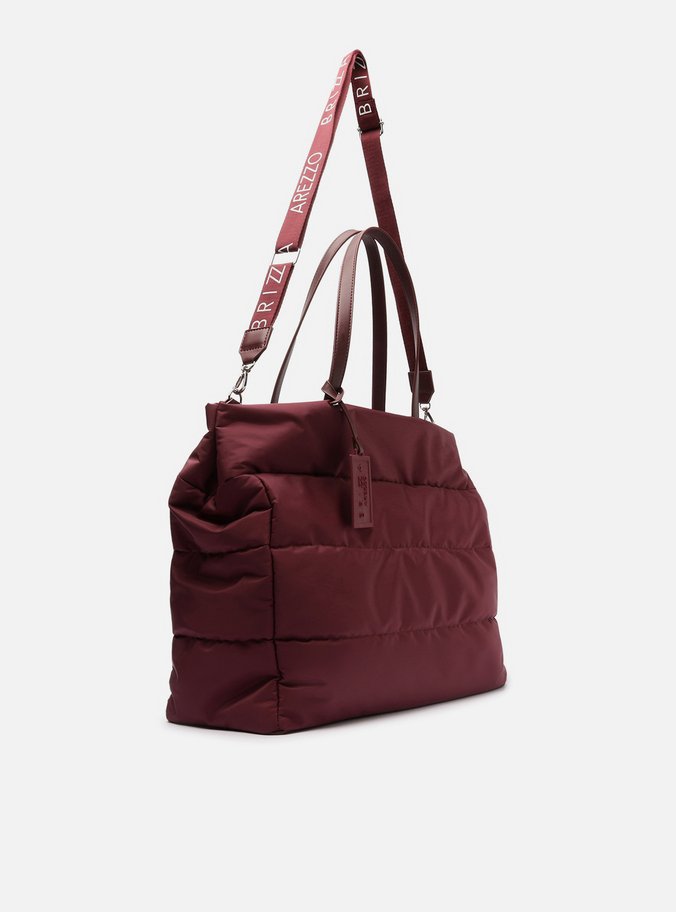 Bolsa Shopping Vermelha Nylon Gigi Grande
