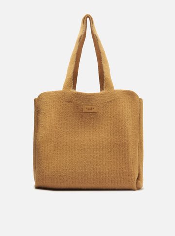 Bolsa Shopping Marrom Pelo Mônaco Grande