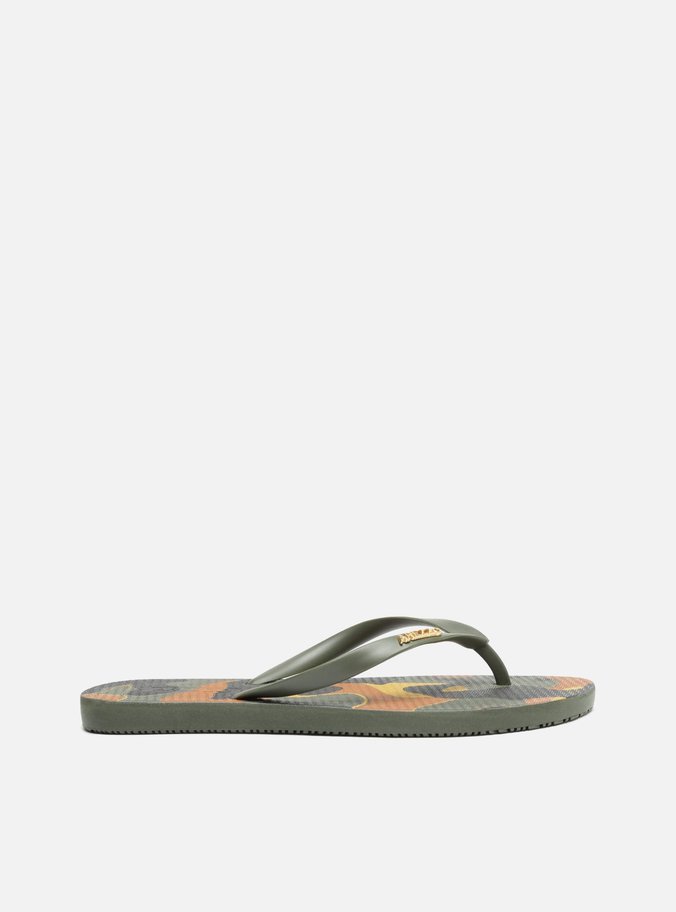 Chinelo de Dedo Camuflado Verde Brizza