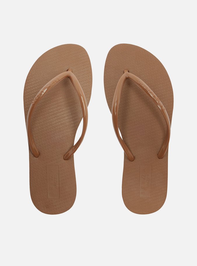 Chinelo de Dedo Marrom Tiras Brizza