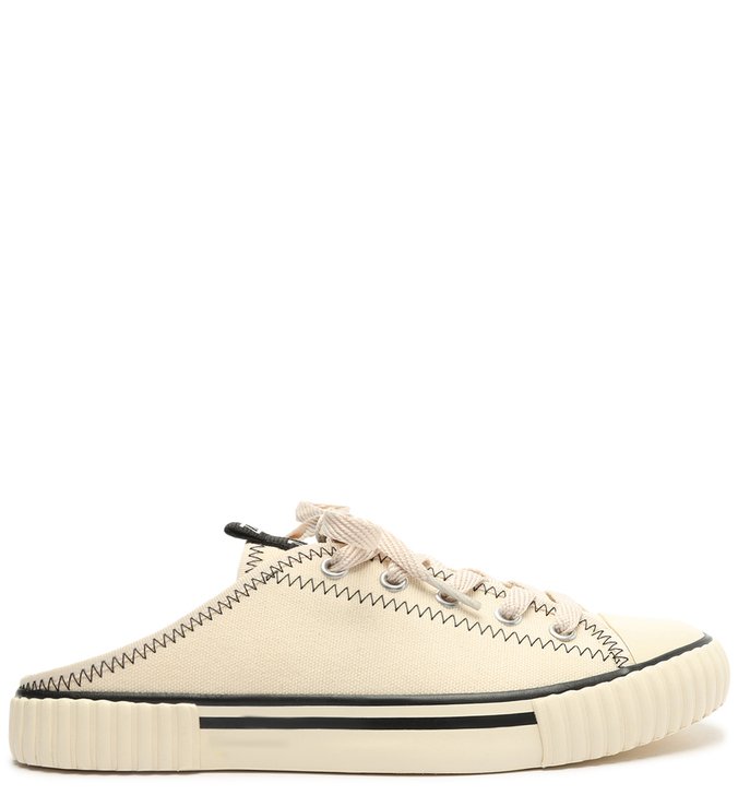 Tênis Mule Branco Lona