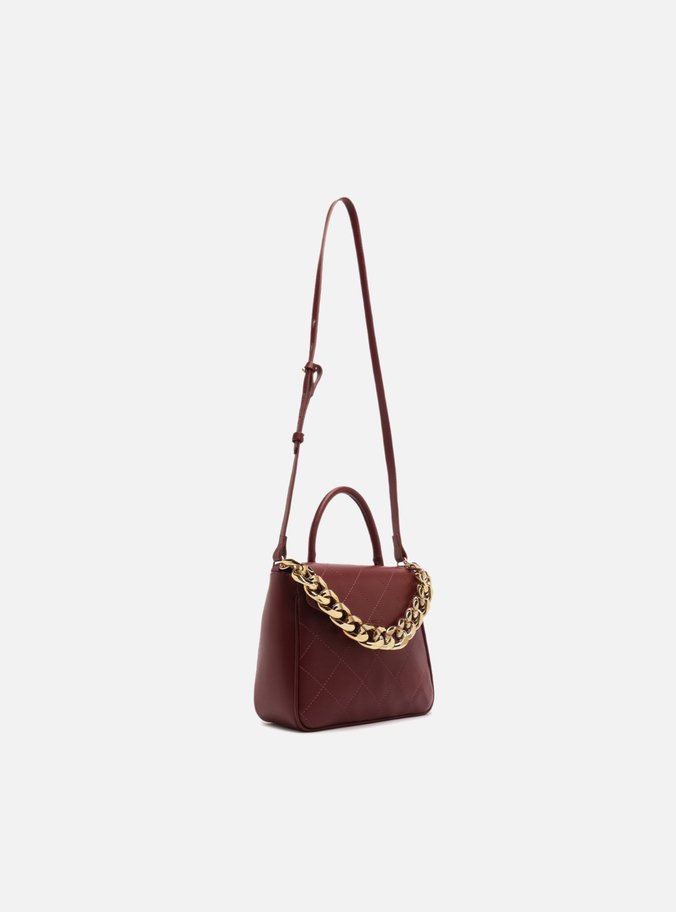 Bolsa Satchel Vermelha Pequena Corrente