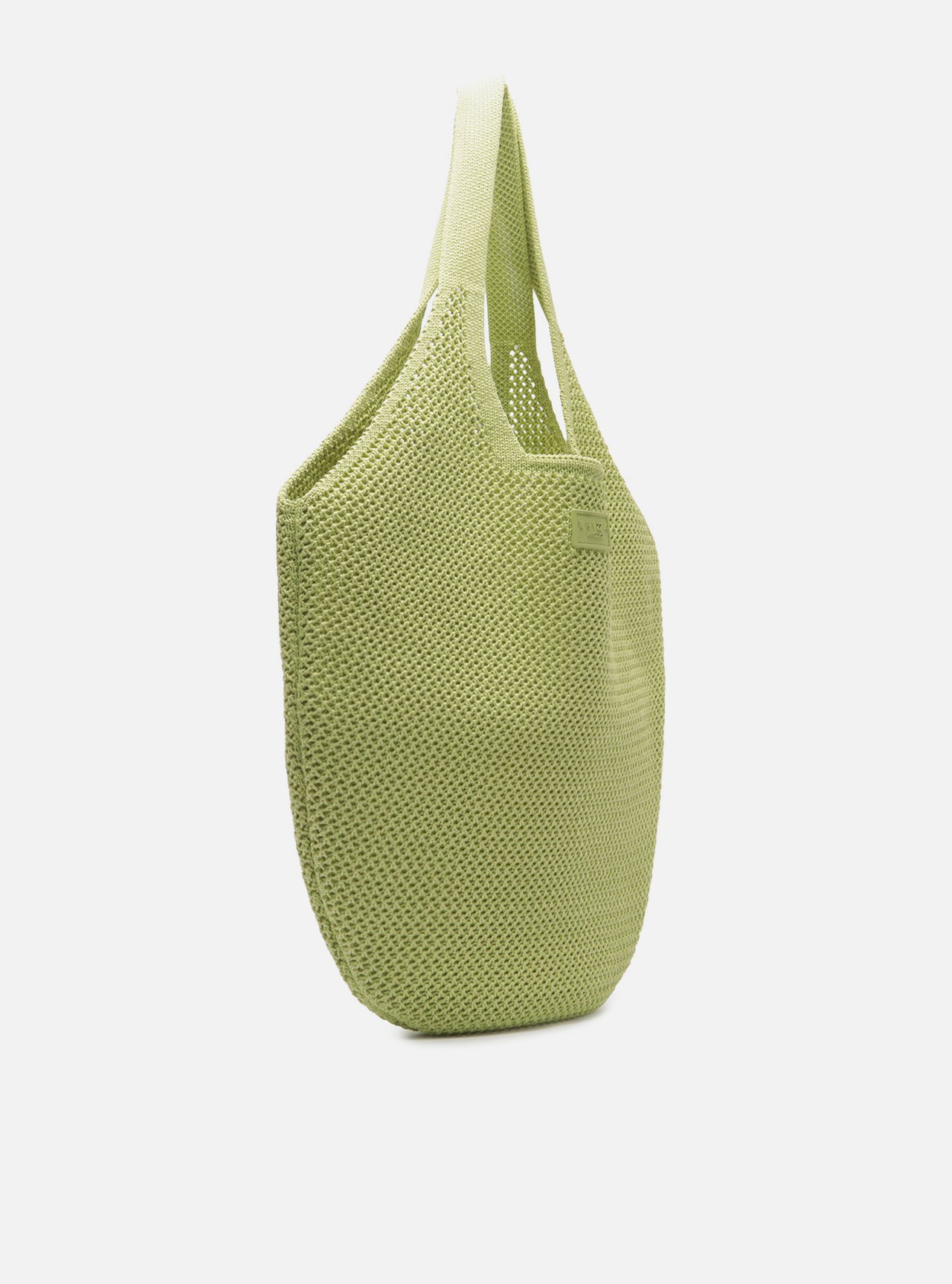 Bolsa Shopping Verde Knit Grande Brizza — foto 5