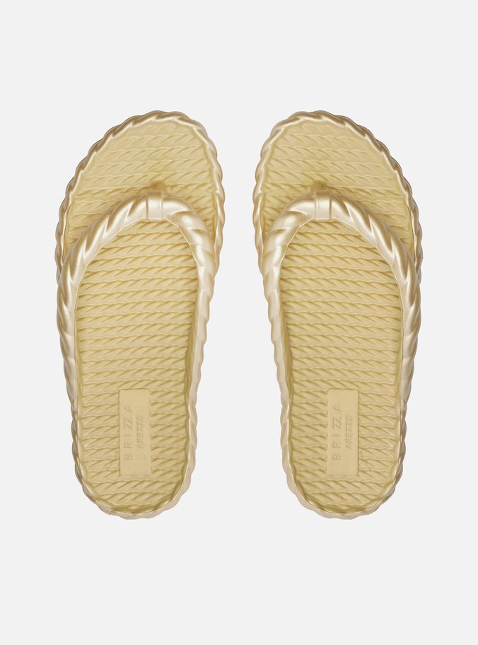 Chinelo de Dedo Dourado Marrocos La Sirene