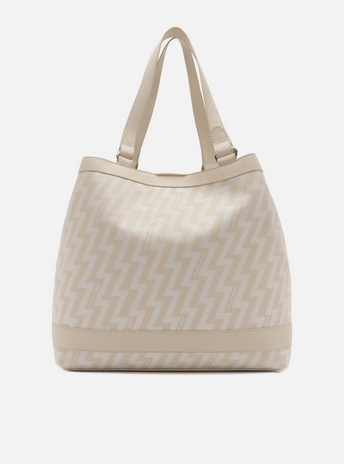 Bolsa Tote Off-White Eletrizzante Média