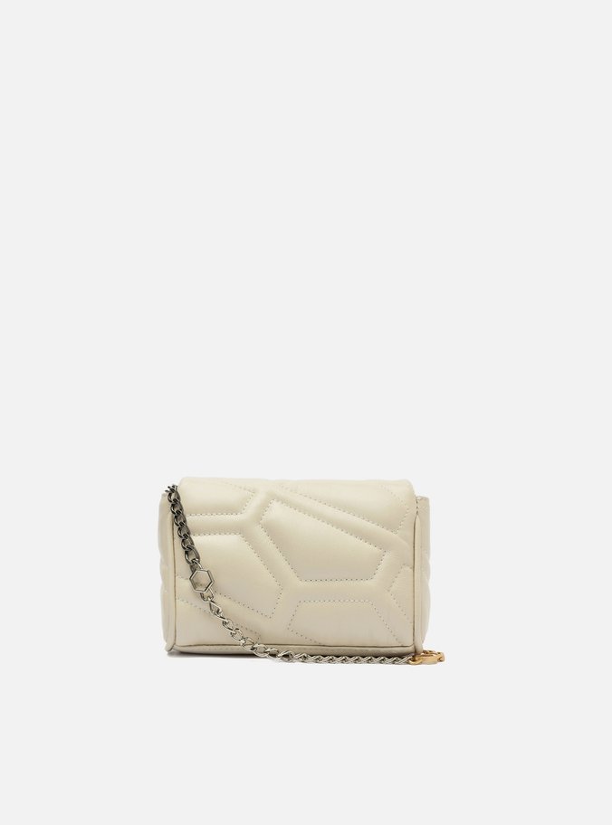 Mini Bag Tiracolo Branca Couro Emma
