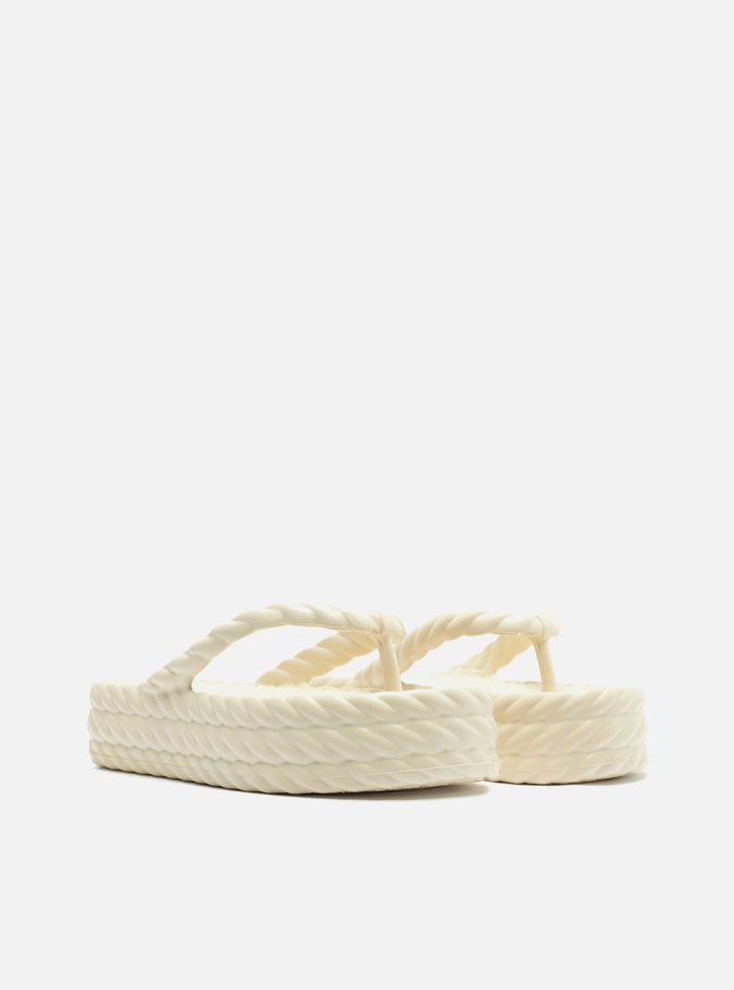 Sandália Off-White Flatform Marrocos Mid