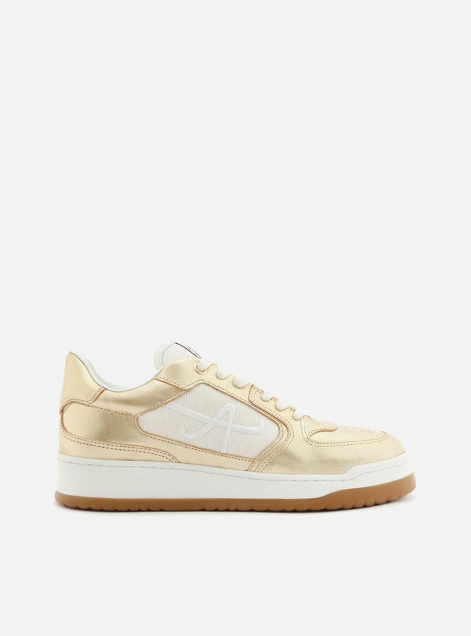 Tenis sales arezzo dourado