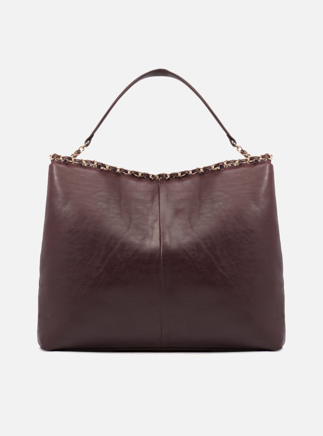 Bolsa Hobo Bordô Couro Grande Matelassê — foto 3