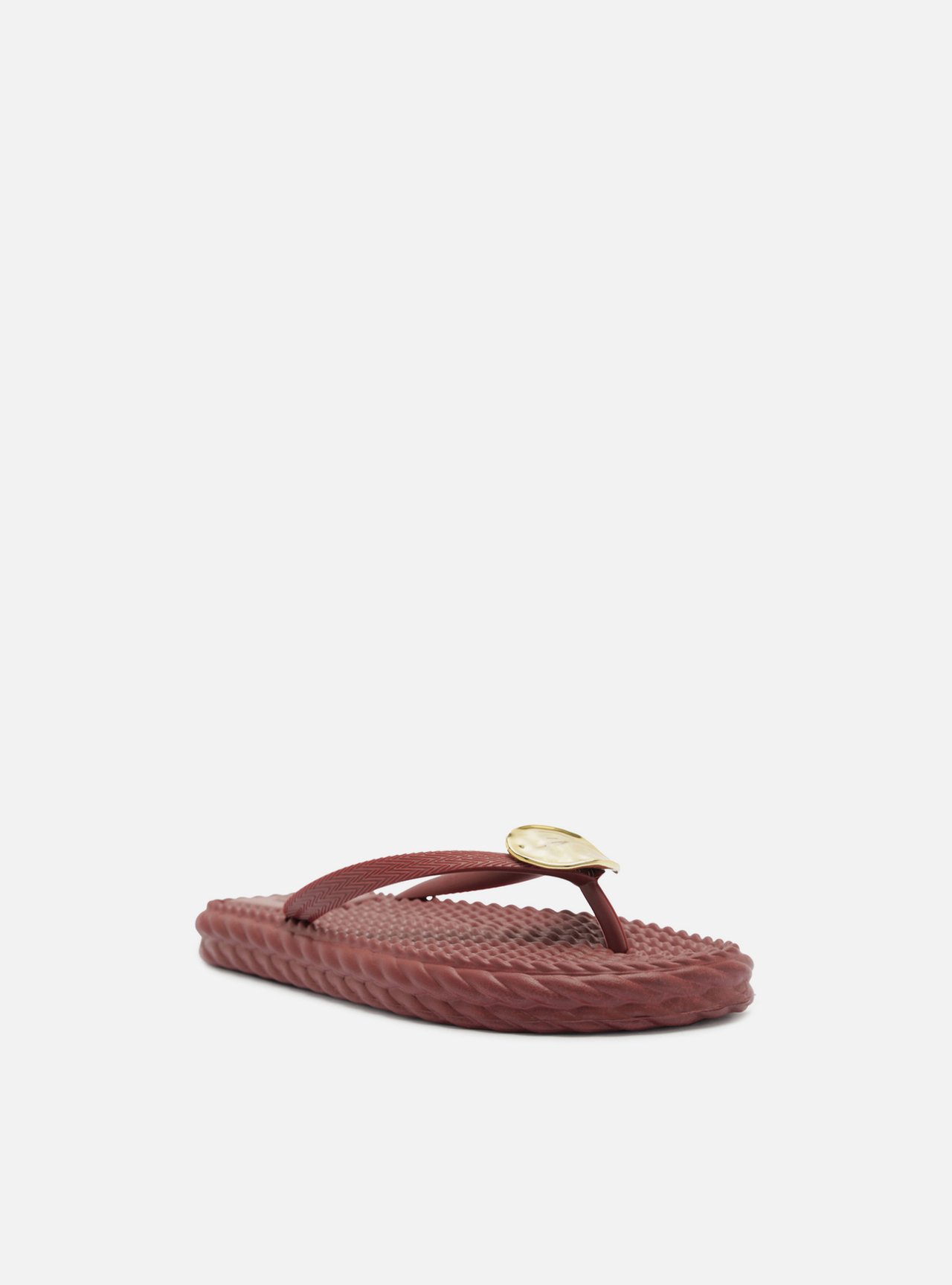 Chinelo de Dedo Vermelho Flatform Brizza — foto 2