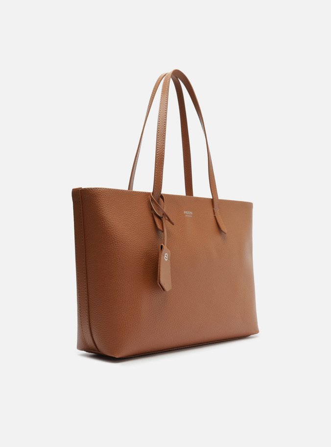 Bolsa Shopping Marrom Caramelo Manu Grande