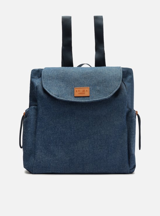 Mochila Azul Denim Gigi Média
