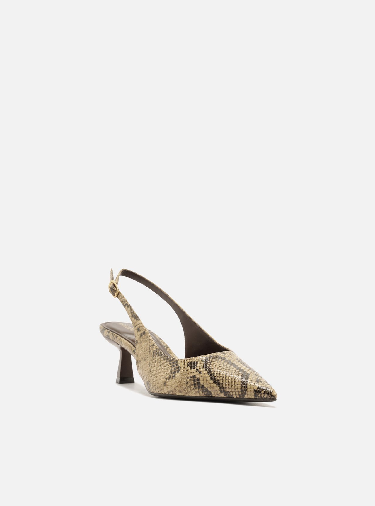 Scarpin Animal Print Salto Fino Slingback — foto 2