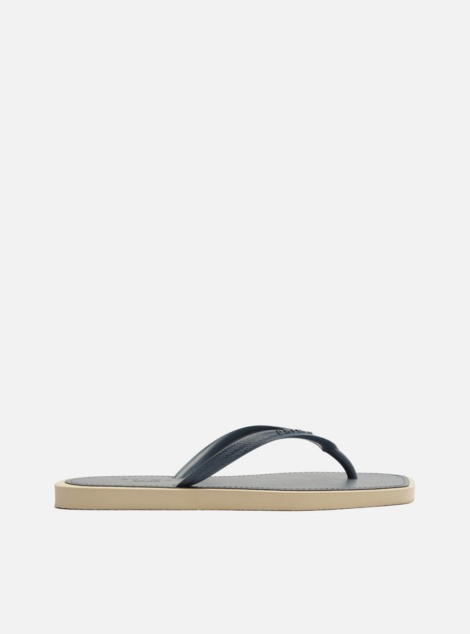 Chinelo Preto Bico Quadrado Brizza