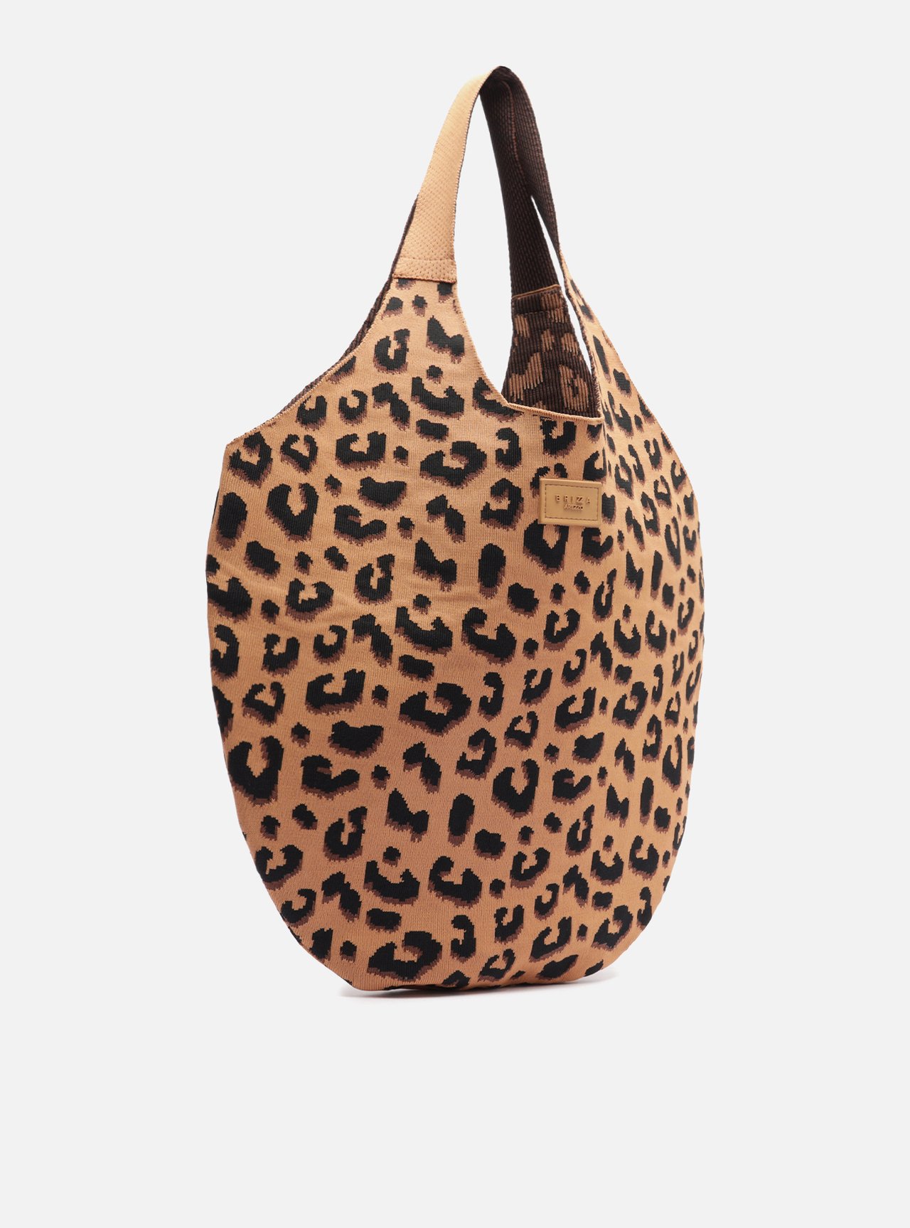 Bolsa Shopping Animal Print Crochê Mayra Glam Grande — foto 5