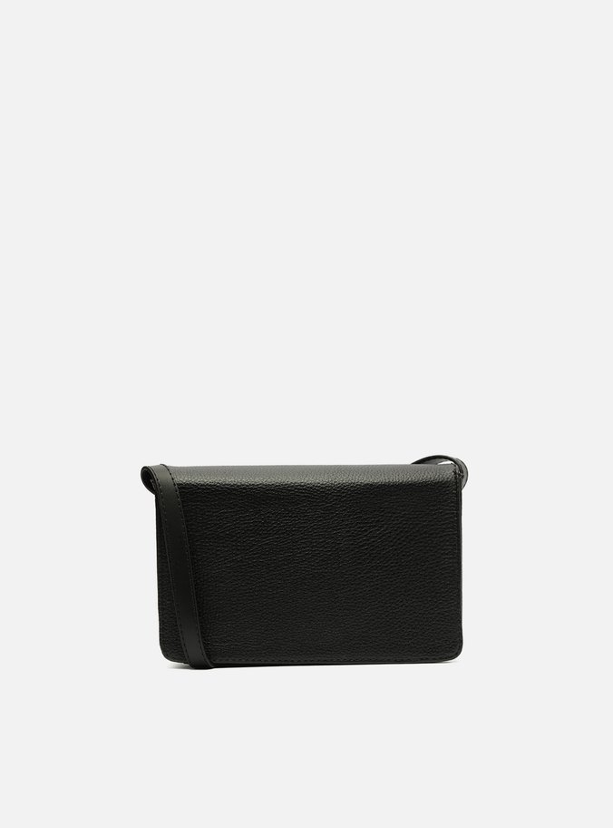 Bolsa Tiracolo Preta Giorno Pequena Moldura
