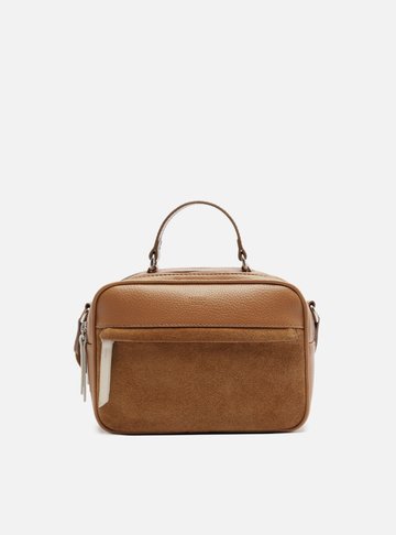 Bolsa Tiracolo Marrom Prione Média