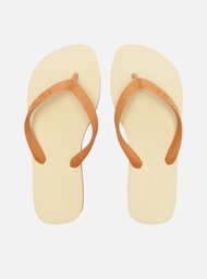 Chinelo de Dedo Marrom Bicolor Roma Basics