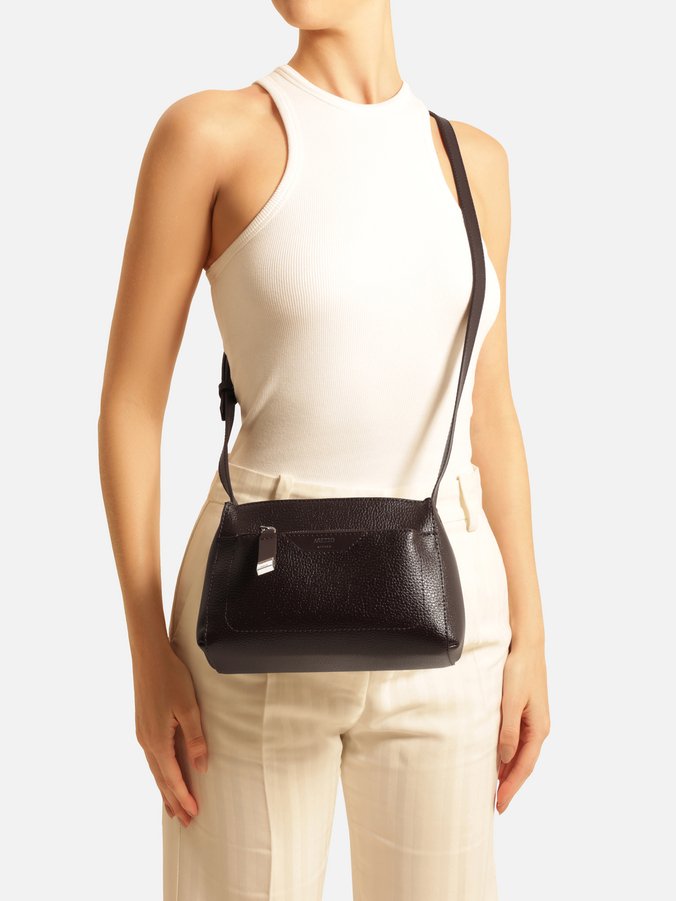 Bolsa Tiracolo Marrom Escura Emilly Pequena