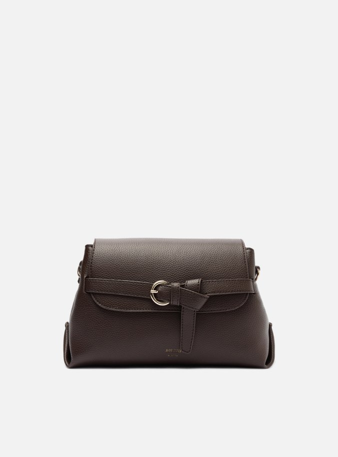 Bolsa Tiracolo Marrom Média