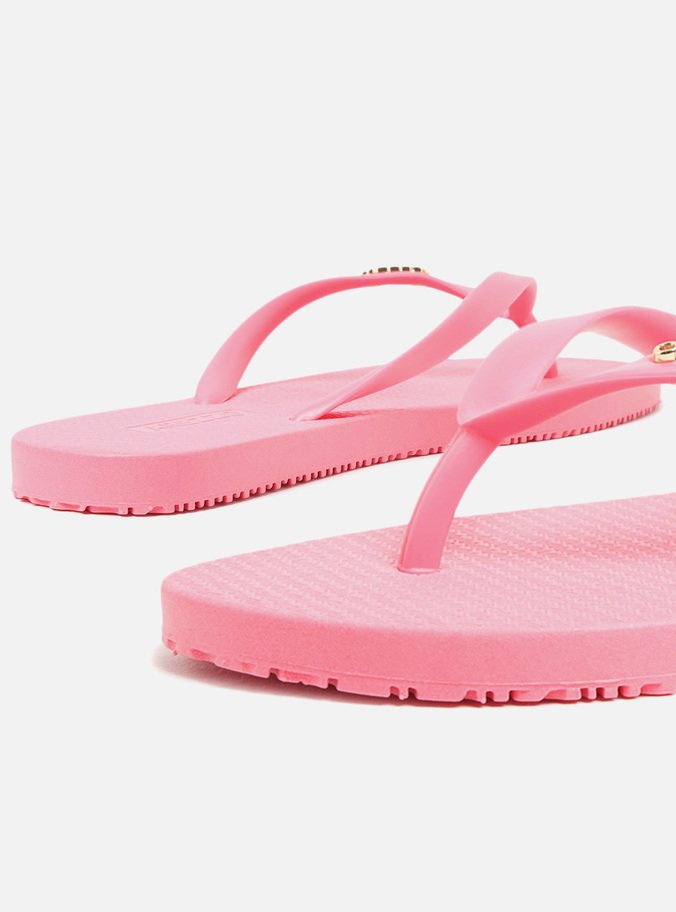 Chinelo de Dedo Rosa Baby Brizza