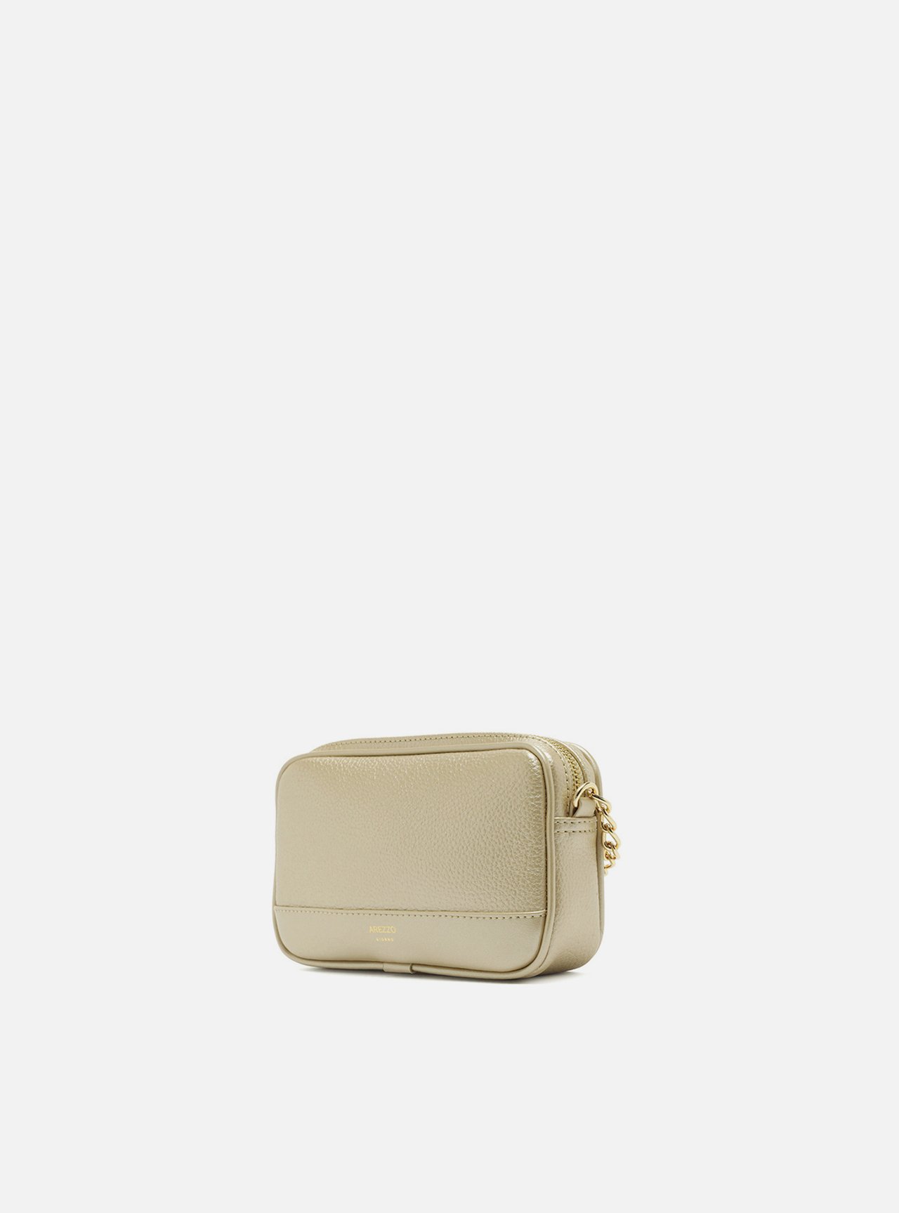 Bolsa Tiracolo Dourada Pequena Corrente — foto 2