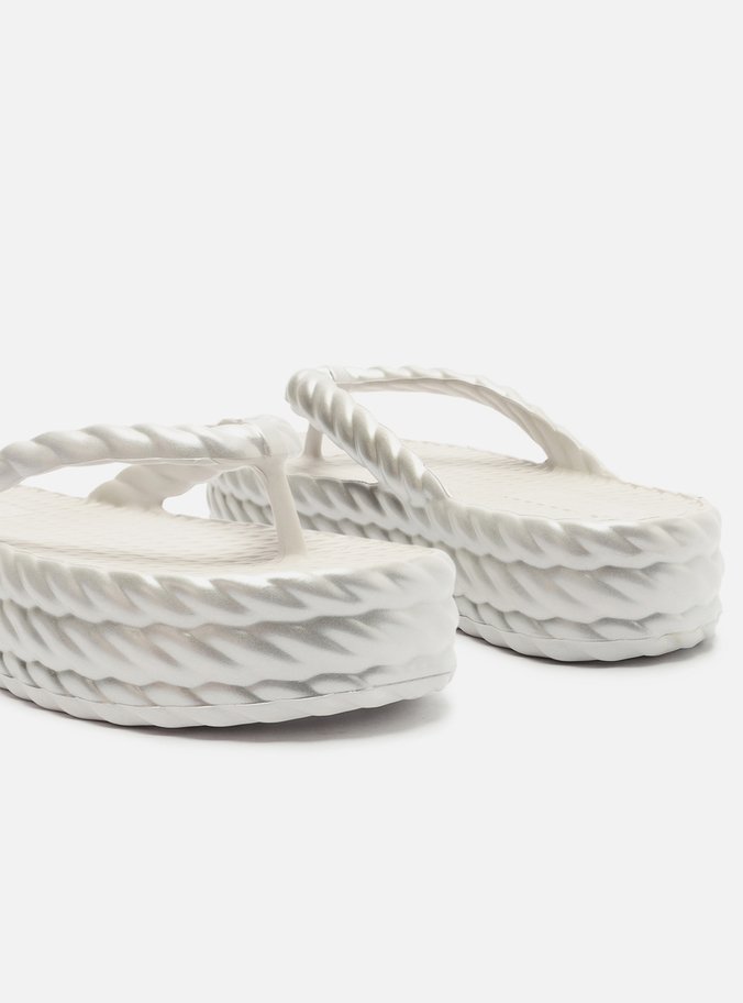 Sandália Holográfica Flatform Marrocos Mid