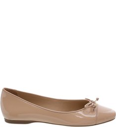Sapatilha Verniz Square True Nude