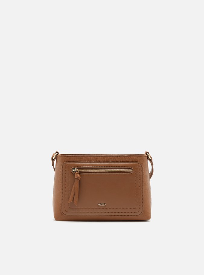 Bolsa Tiracolo Marrom Pequena
