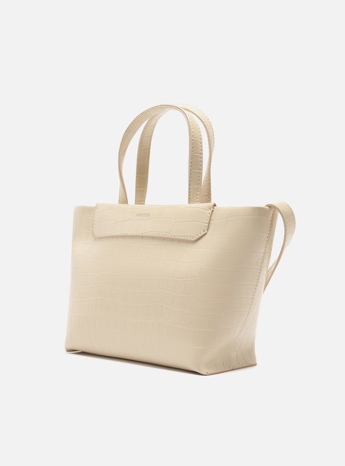 Bolsa Tiracolo Branca Média