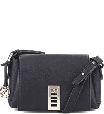 Bolsa Tiracolo Plaquinha Preta