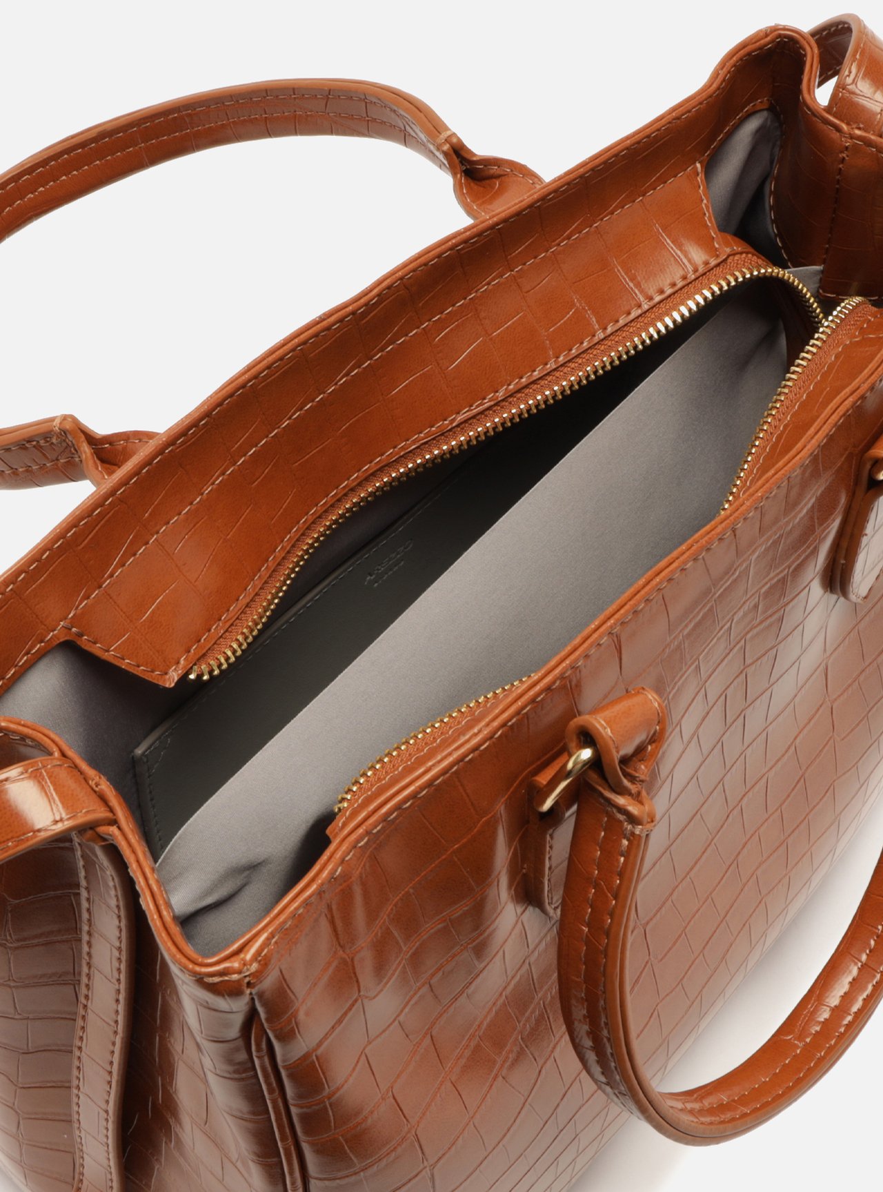 Bolsa Tote Marrom Grande — foto 4