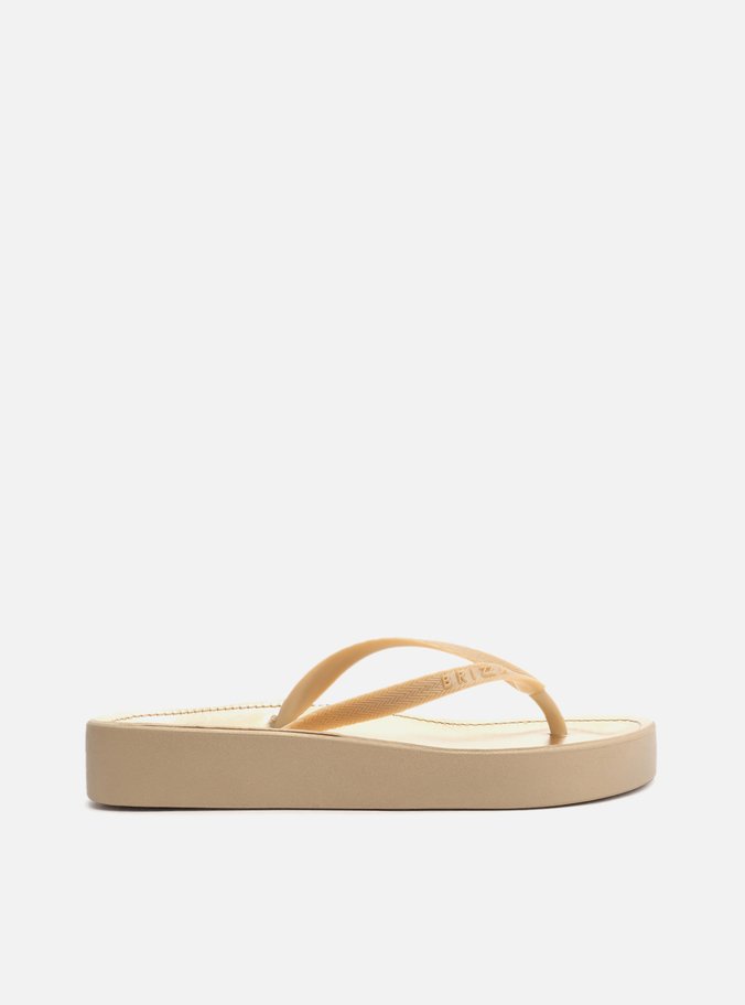 Chinelo de Dedo Dourado Monocolor Fit Midi Brizza