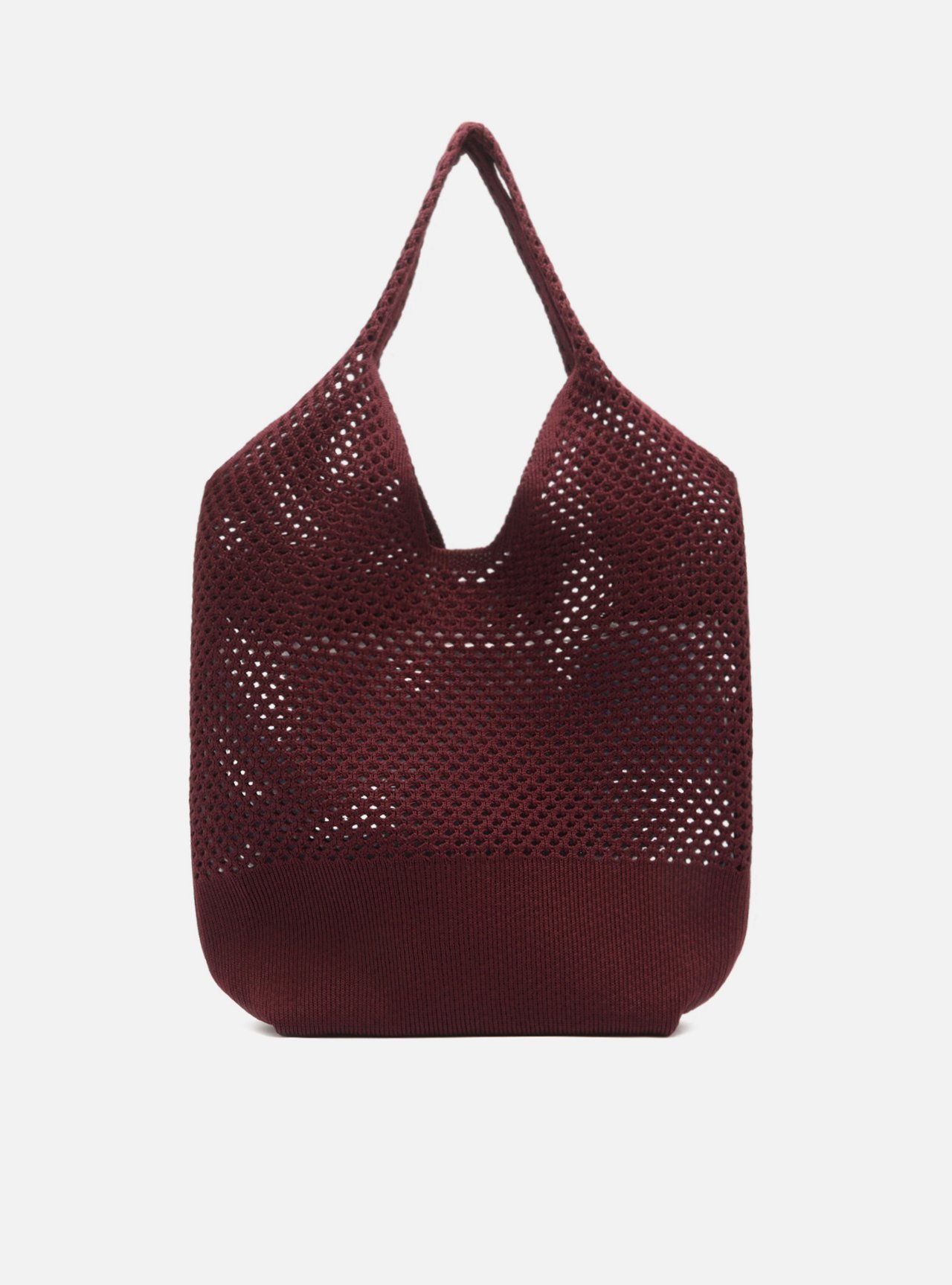 Bolsa Shopping Vermelha Knit Média Brizza — foto 3