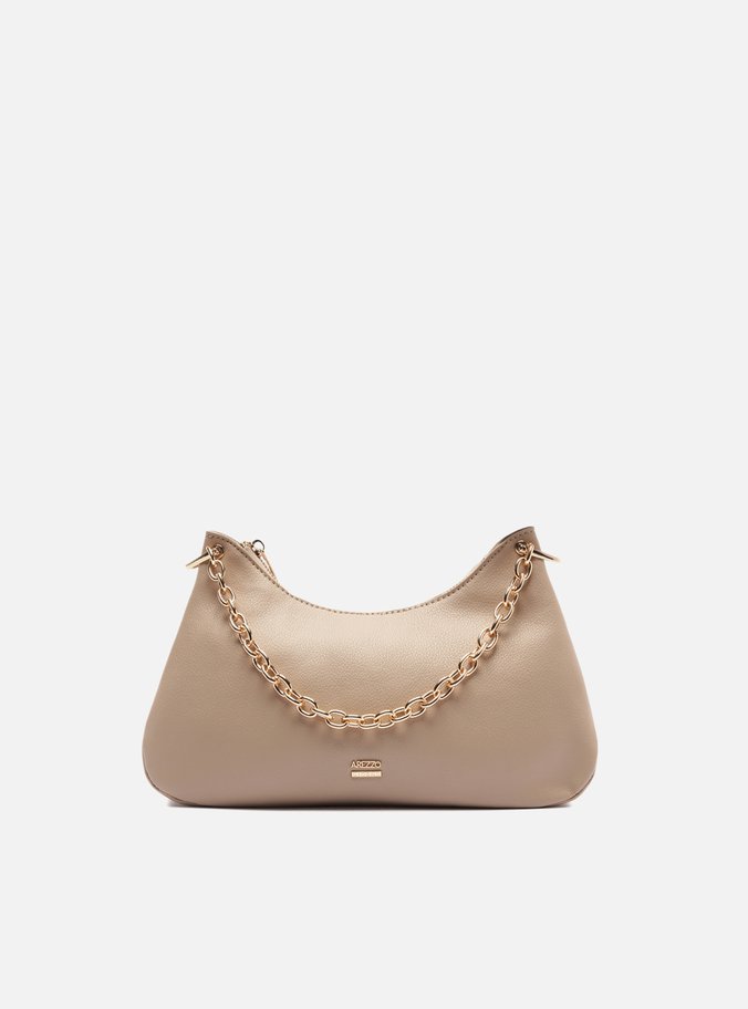 Bolsa Tiracolo Cinza Média