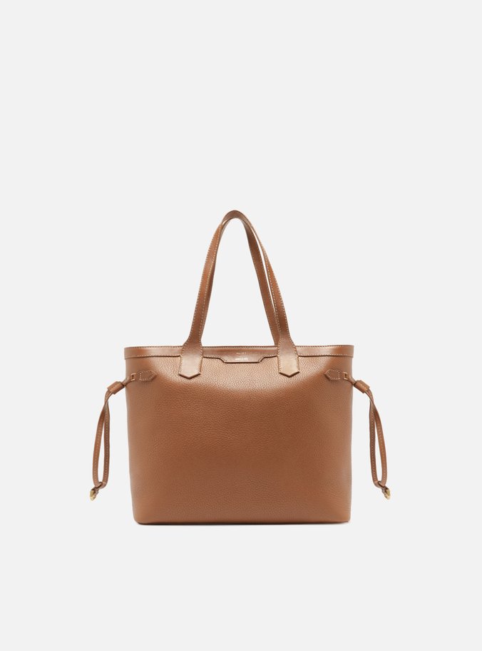 Bolsa Shopping Caramelo Couro  Média